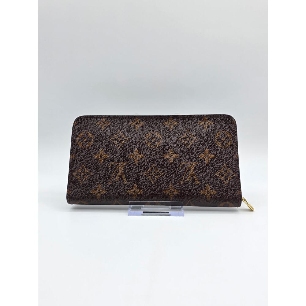 Vintage Louis Vuitton Monogram Zippy Wallet Brown Canvas Zip Around Long Wallet